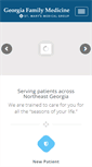 Mobile Screenshot of georgiafamilymedicine.com