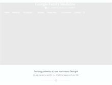 Tablet Screenshot of georgiafamilymedicine.com